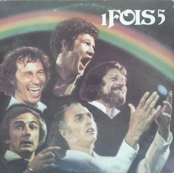 Robert Charlebois, Gilles Vigneault, Claude Léveillée, Jean-Pierre Ferland, Yvon Deschamps : 1 Fois 5 (2xLP, Album, SNB)