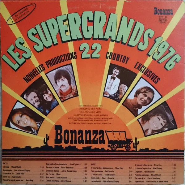 Various : Les Supergrands 1976 (LP, Comp)