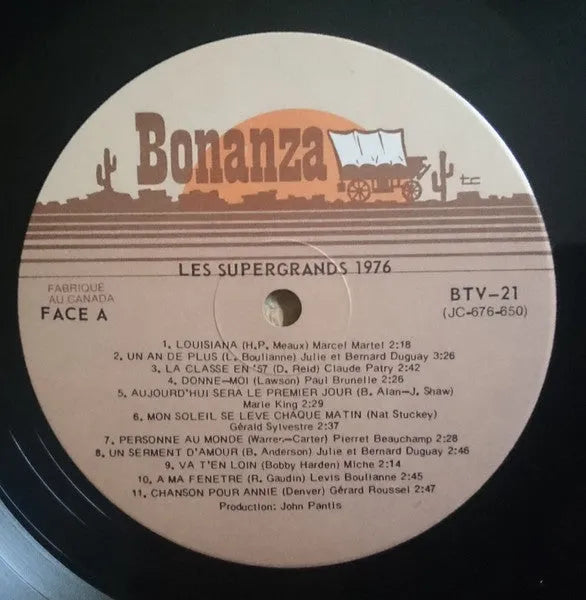 Various : Les Supergrands 1976 (LP, Comp)