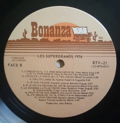 Various : Les Supergrands 1976 (LP, Comp)