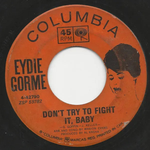 Eydie Gormé : Don't Try To Fight It Baby / Theme From "Light Fantastic" (7", Single)