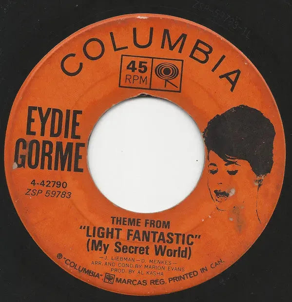 Eydie Gormé : Don't Try To Fight It Baby / Theme From "Light Fantastic" (7", Single)