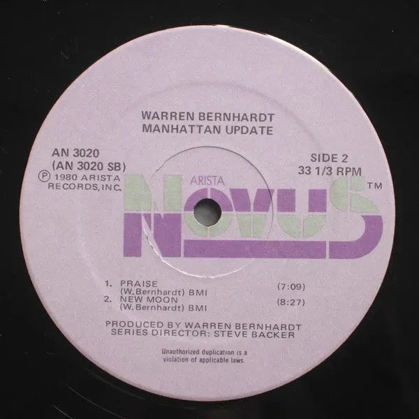 Warren Bernhardt : Manhattan Update (LP, Album)