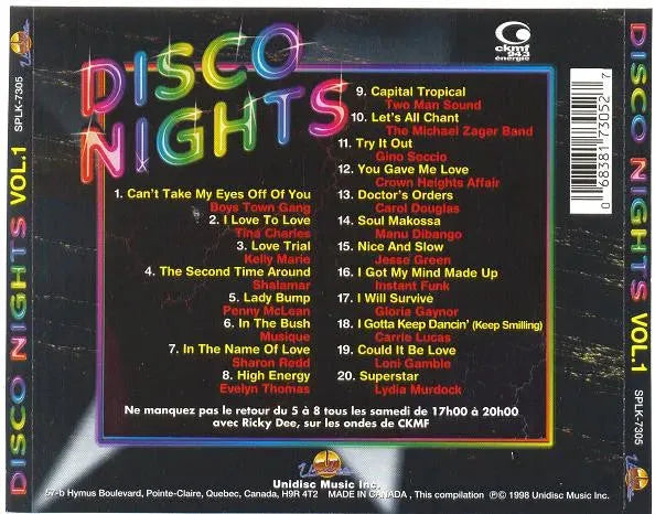 Various : Disco Nights Volume 1 (CD, Comp)