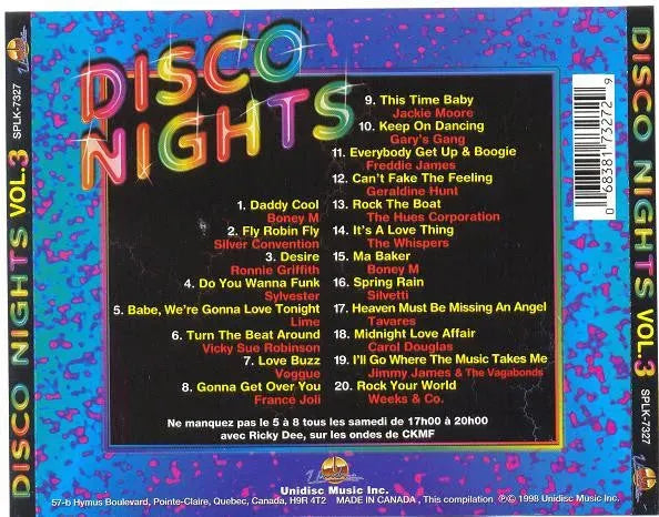 Various : Disco Nights Volume 3 (CD, Comp)