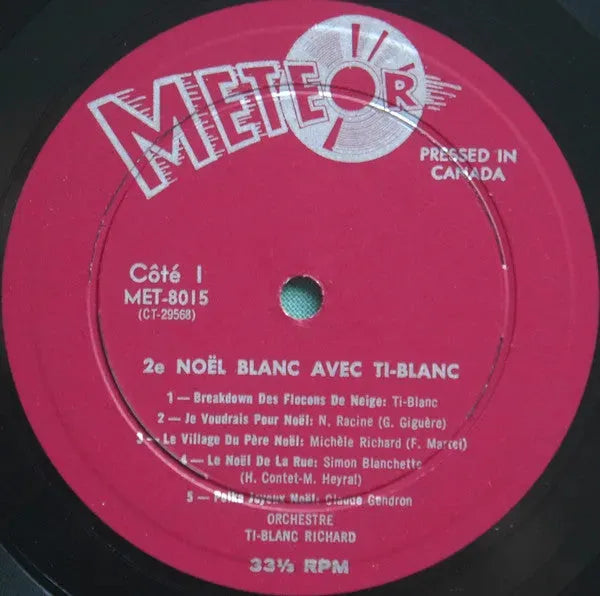 Various : 2e Noël Blanc Avec Ti-Blanc (LP, Comp, Mono)