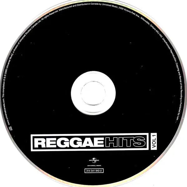 Various : Reggae Hits Vol.1 (CD, Comp)