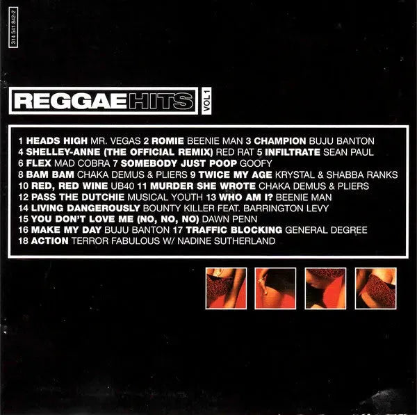 Various : Reggae Hits Vol.1 (CD, Comp)