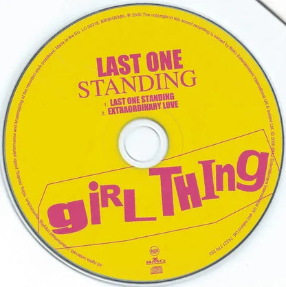 Girl Thing : Last One Standing (CD, Single)