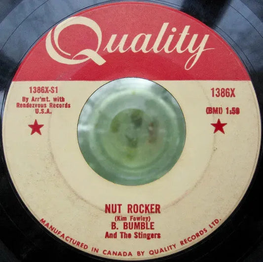 B. Bumble & The Stingers : Nut Rocker (7", Single)