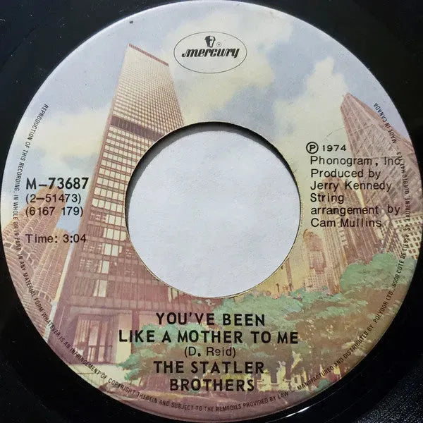 The Statler Brothers : I'll Go To My Grave Loving You (7", Single)