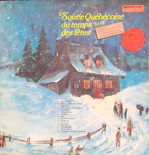 Various : Soirée Québécoise Du Temps Des Fêtes (2xLP, Comp, Whi)