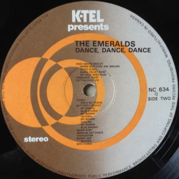 The Emeralds (10) : Dance Dance Dance With The Emeralds (LP, Album)