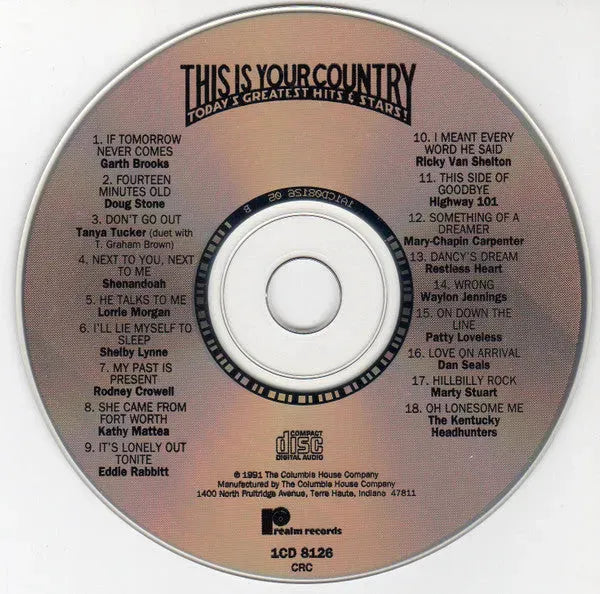 Various : This Is Your Country: Today's Greatest Hits & Stars (CD, Comp, Club)