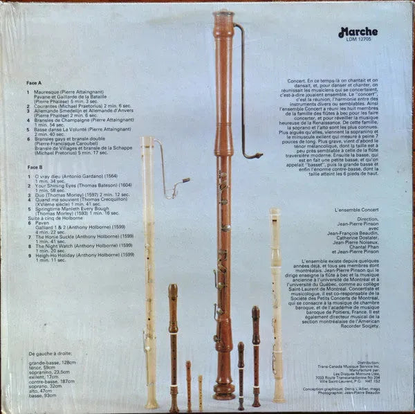 L'ensemble Concert : Concert (LP, Album)