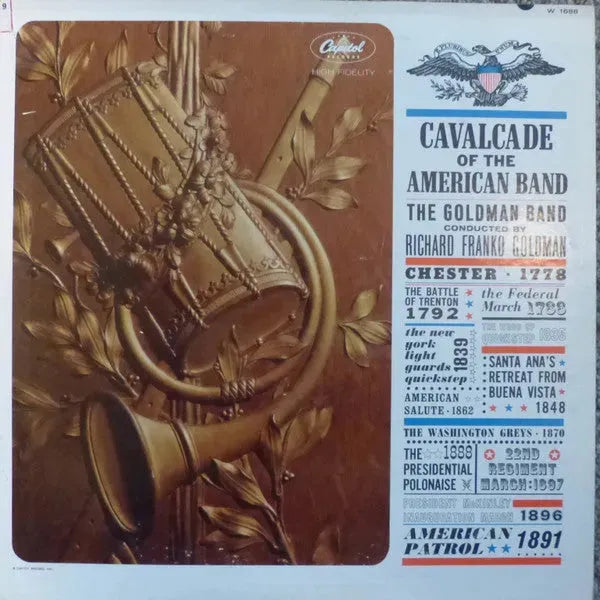 Richard Franko Goldman , Conducting The Goldman Band : Cavalcade Of The American Band (LP)