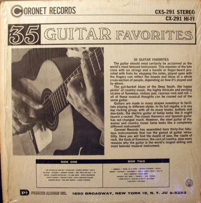 Various : 35 Guitar Favorites (LP, Comp)