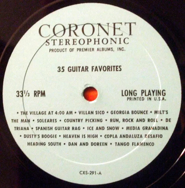 Various : 35 Guitar Favorites (LP, Comp)