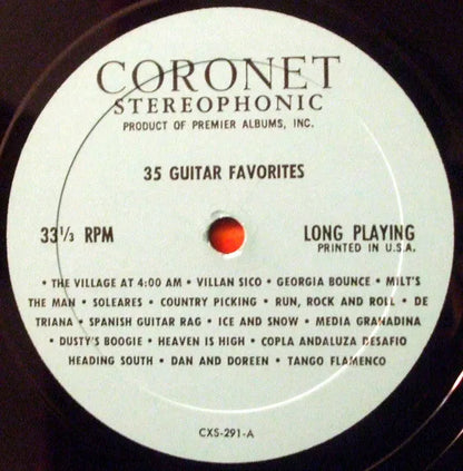 Various : 35 Guitar Favorites (LP, Comp)