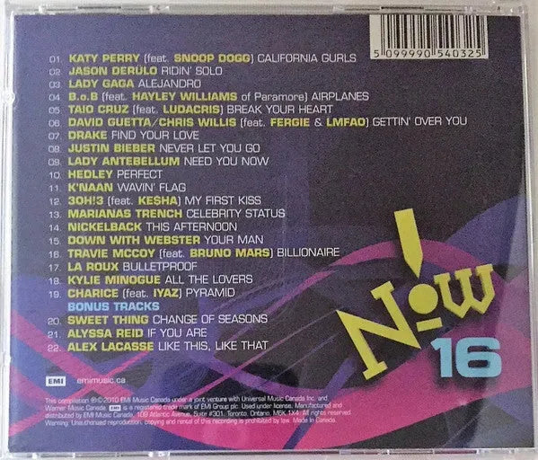 Various : Now! 16 (CD, Comp)