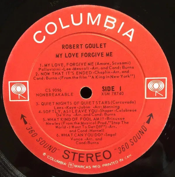 Robert Goulet : My Love Forgive Me (LP, Album)