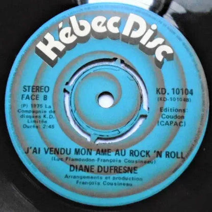 Diane Dufresne : Chanson Pour Elvis (7", Single)