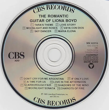 Liona Boyd : The Romantic Guitar Of Liona Boyd (CD, Album, Club, RE)