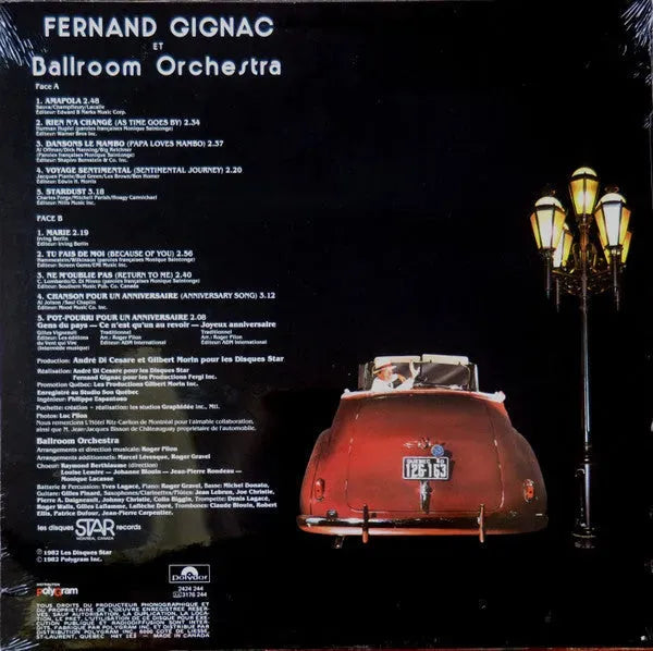 Fernand Gignac Et Ballroom Orchestra : Fernand Gignac Et Ballroom Orchestra (LP, Album, MAP)