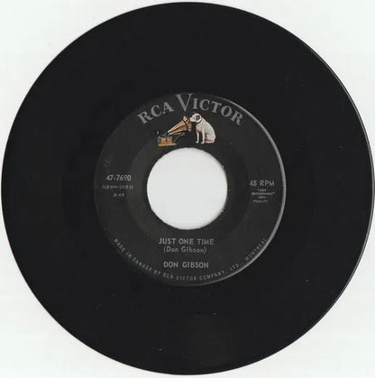 Don Gibson : Just One Time (7", Single)