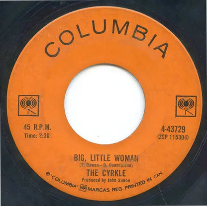 The Cyrkle : Turn - Down Day / Big, Little Woman (7")