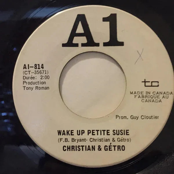 Christian & Getro : Be Bop A Lula (7", Single)