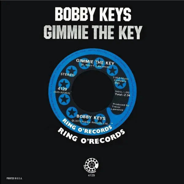 Bobby Keys : Gimmie The Key / Honky Tonk (Parts 1 & 2) (7")