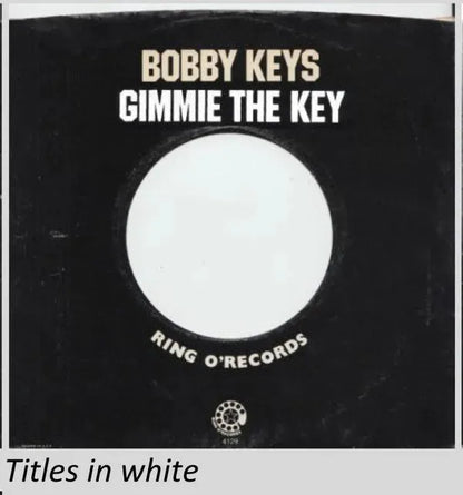 Bobby Keys : Gimmie The Key / Honky Tonk (Parts 1 & 2) (7")