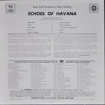 Tito Rivera And His Cuban Orchestra Featuring Yo Yo Gonzales And Jose Morales : Havana Holiday (LP, Album, Mono)