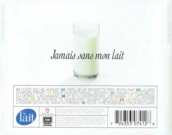 Various : Le Lait, L'album Blanc (CD, Comp)