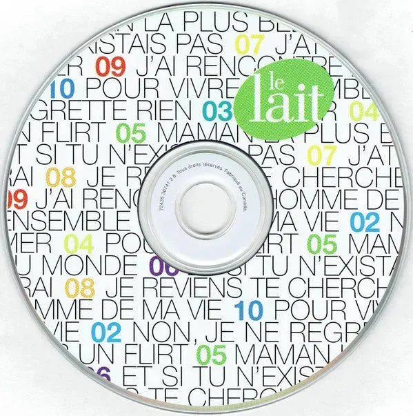 Various : Le Lait, L'album Blanc (CD, Comp)