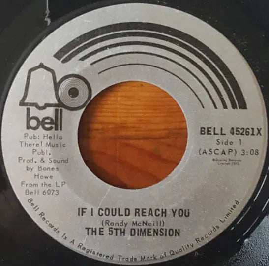 The Fifth Dimension :  If I Could Reach You (7", Single)