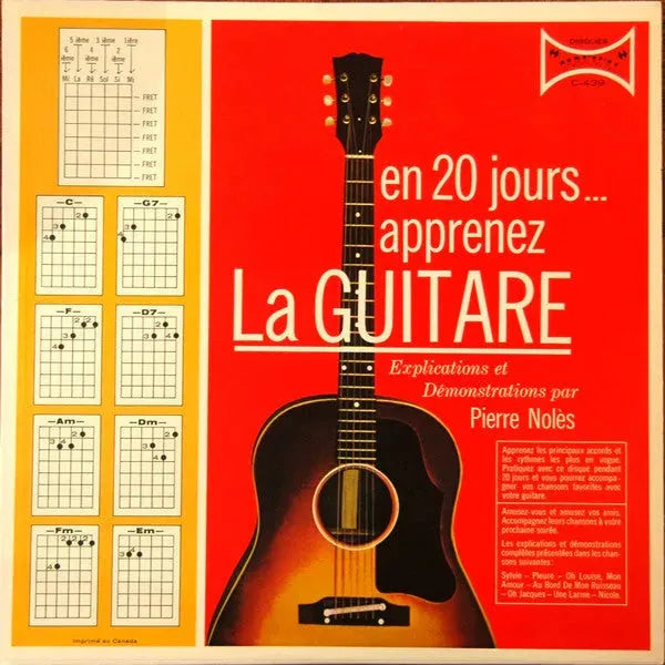 Pierre Nolès : Apprenez La Guitare Avec Pierre Nolès (LP, Mono)