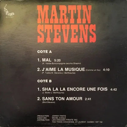 Martin Stevens : Mal (12", Comp)