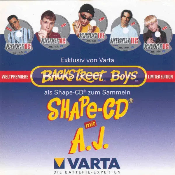 Backstreet Boys : Shape-CD A.J. (CD, Shape, Ltd)