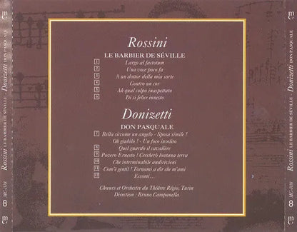 Gioacchino Rossini / Gaetano Donizetti : Le Barbier De Séville / Don Pasquale (CD, Comp)