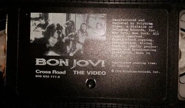 Bon Jovi : Cross Road / The Best Of Bon Jovi (VHS, Comp, NTSC)