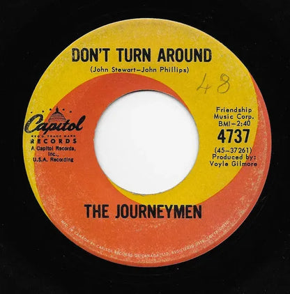 The Journeymen : Don't Turn Around (7", Single)