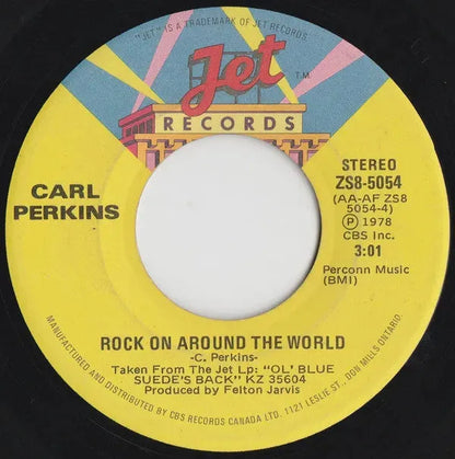 Carl Perkins : Blue Suede Shoes (7", Single)