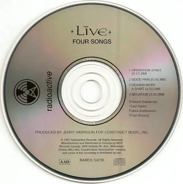 Live : Four Songs (CD, Maxi, RP)