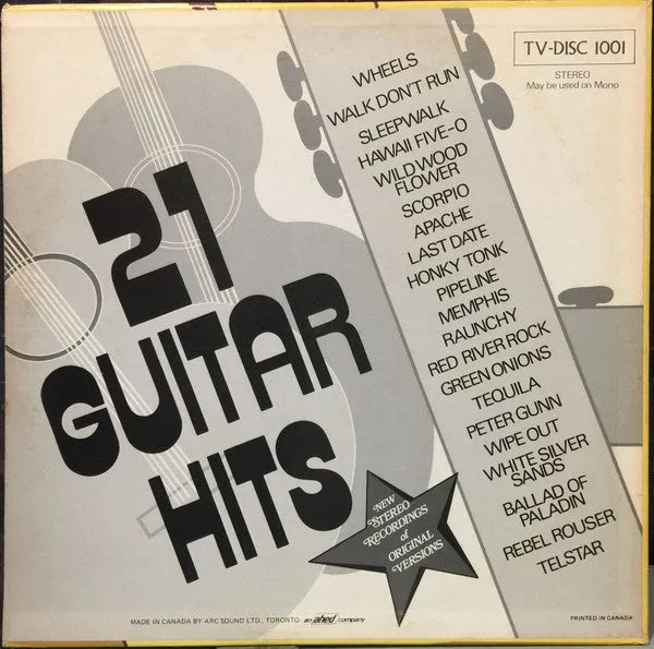 Various : 21 Guitar Hits (LP, Album)