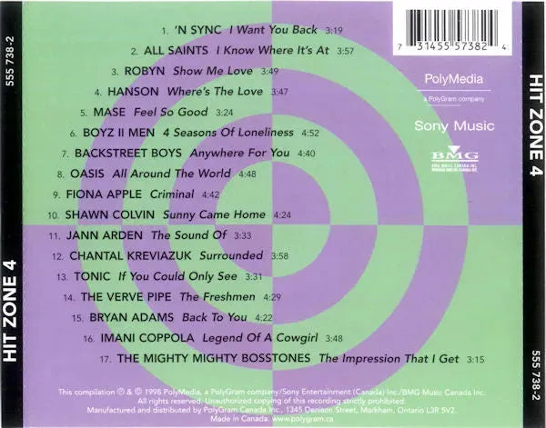 Various : Hit Zone 4 (CD, Comp)