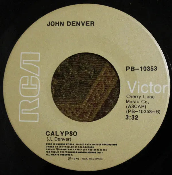 John Denver : I'm Sorry / Calypso (7")