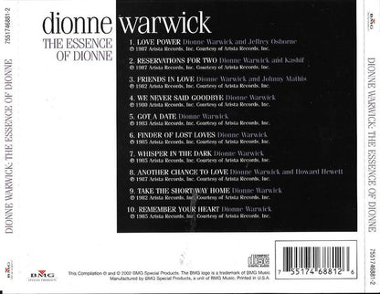 Dionne Warwick : The Essence Of Dionne (CD, Comp)