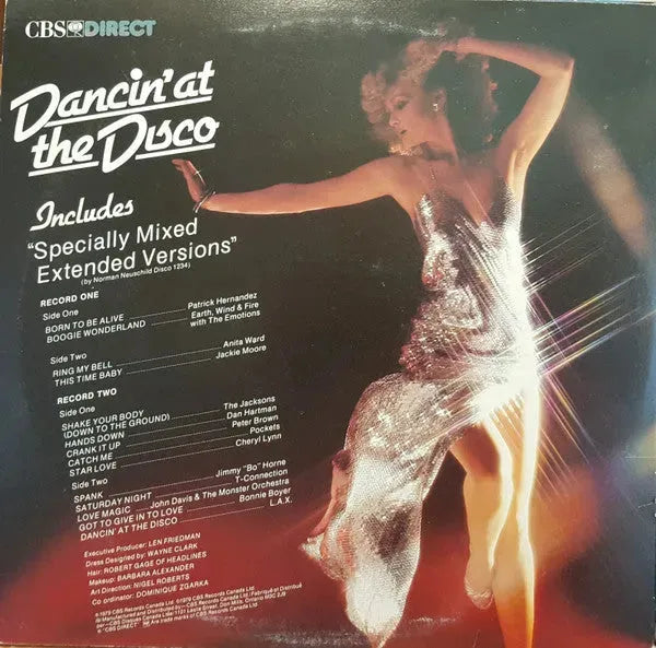 Various : Dancin' At The Disco (2xLP, Comp, Mixed)